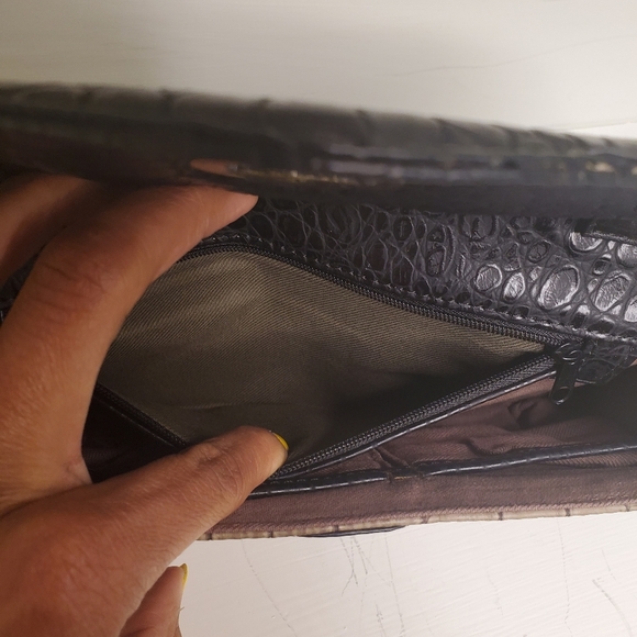 Sondra Roberts Faux Alligator Skin Clutch - Picture 6 of 6